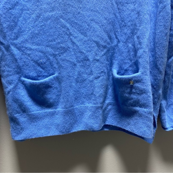 Brax Feel Good Blue Pure Cashmere Sweater - Picture 5 of 8